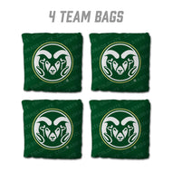 Colorado State Rams Cornhole Bags  4 Pack - Green
