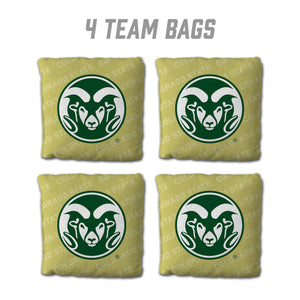 Colorado State Rams Cornhole Bags  4 Pack - Gold