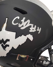 CJ Donaldson WVU Mountaineers Signed Coal Rush Mini Helmet JSA