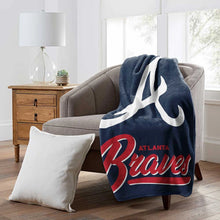 Atlanta Braves Plush Throw Blanket -  50"x60"