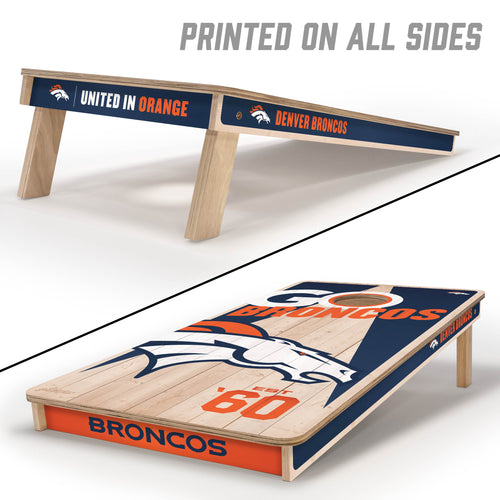 Denver Broncos 2'x4' Cornhole Game with Bags