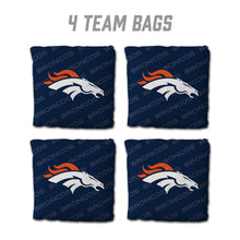 Denver Broncos Cornhole Bags 4 Pack  - Blue
