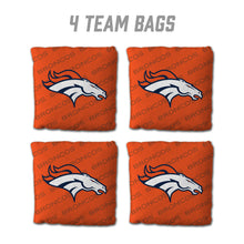 Denver Broncos Cornhole Bags 4 Pack  - Orange