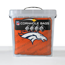 Denver Broncos Cornhole Bags 4 Pack  - Orange