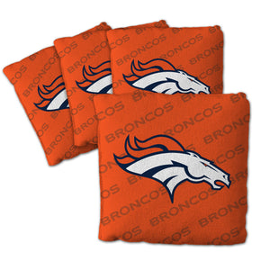 Denver Broncos Cornhole Bags 4 Pack  - Orange
