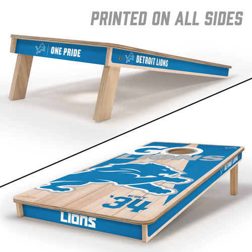 Detroit Lions 2'x4' Cornhole Game with Bags