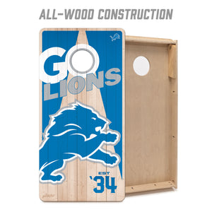 Detroit Lions 2'x4' Cornhole Game with Bags