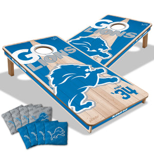 Detroit Lions 2'x4' Cornhole Game with Bags