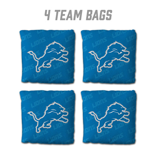 Detroit Lions Cornhole Bags 4 Pack - Blue