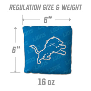 Detroit Lions Cornhole Bags 4 Pack - Blue