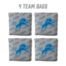 Detroit Lions Cornhole Bags 4 Pack - Gray
