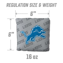 Detroit Lions Cornhole Bags 4 Pack - Gray