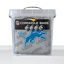 Detroit Lions Cornhole Bags 4 Pack - Gray
