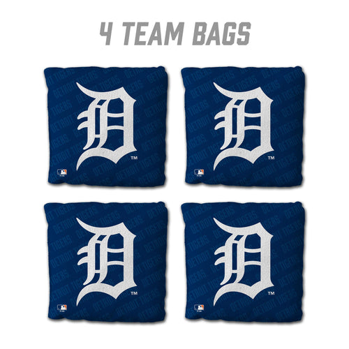 Detroit Tigers Cornhole Bags   - 4 Pack - Blue