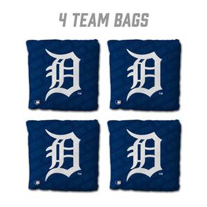 Detroit Tigers Cornhole Bags   - 4 Pack - Blue