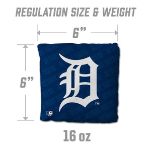 Detroit Tigers Cornhole Bags   - 4 Pack - Blue