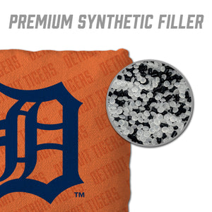 Detroit Tigers Cornhole Bags   - 4 Pack - Orange