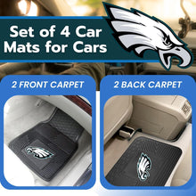 Philadelphia Eagles 4 Piece Viny Car Mat Set