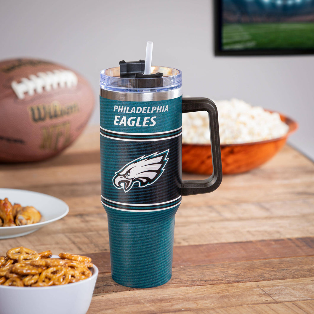 Philadelphia Eagles 40oz Stainless Steel Canyon Cup w/ Straw