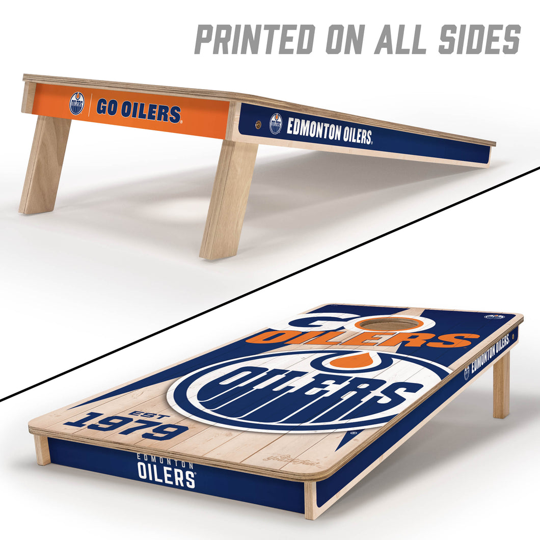 Edmonton Oilers 2'x4' Cornhole Game with Bags