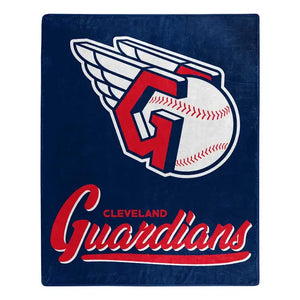 Cleveland Guardians Plush Throw Blanket -  50"x60"