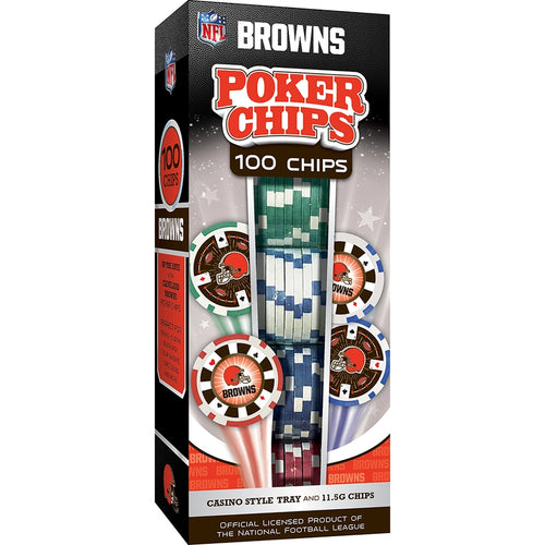 Cleveland Browns Poker Chip Set