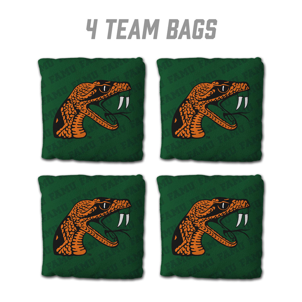 Florida A&M Rattlers Bags  4 Pack - Green