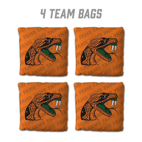 Florida A&M Rattlers Bags  4 Pack - Orange