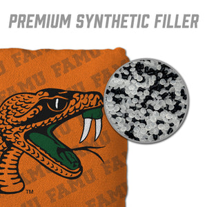 Florida A&M Rattlers Bags  4 Pack - Orange