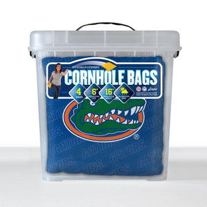 Florida Gators Cornhole Bags  4 Pack - Blue