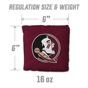 Florida State Seminoles Cornhole Bags  4 Pack - Maroon
