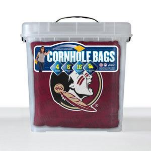 Florida State Seminoles Cornhole Bags  4 Pack - Maroon
