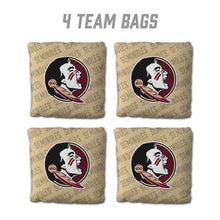 Florida State Seminoles Cornhole Bags  4 Pack - Gold