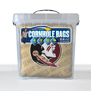 Florida State Seminoles Cornhole Bags  4 Pack - Gold