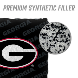 Georgia Bulldogs Cornhole Bags  4 Pack - Black