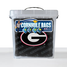 Georgia Bulldogs Cornhole Bags  4 Pack - Black