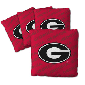 Georgia Bulldogs Cornhole Bags  4 Pack - Red