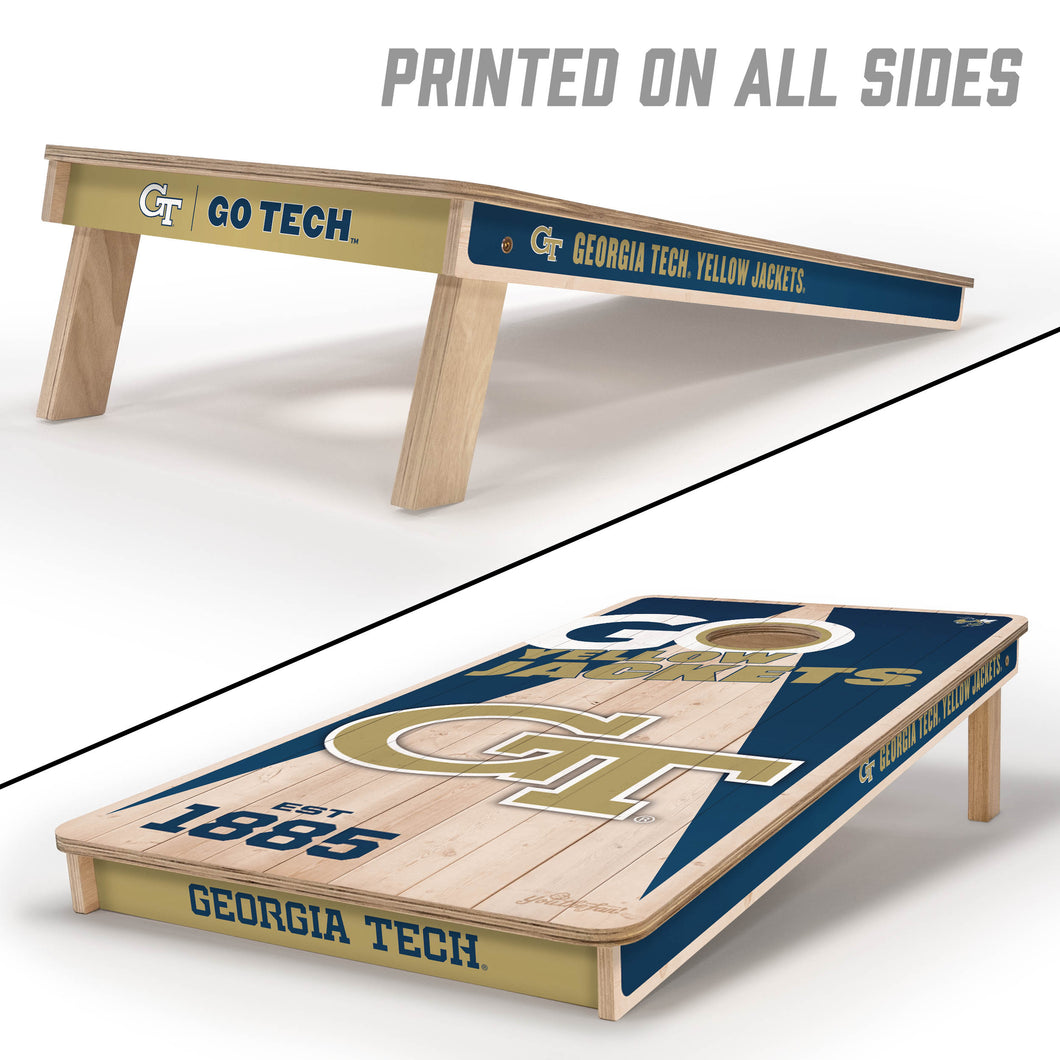 Georgia Tech Yellow Jackets 2'x4' Cornhole Game with Bags