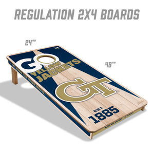 Georgia Tech Yellow Jackets 2'x4' Cornhole Game with Bags