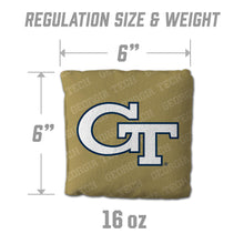 Georgia Tech Yellow Jackets Cornhole Bags  4 Pack - Gold