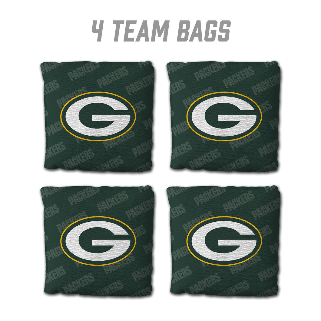 Green Bay Packers Cornhole Bags 4 Pack - Green