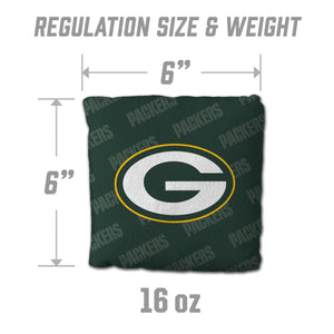 Green Bay Packers Cornhole Bags 4 Pack - Green