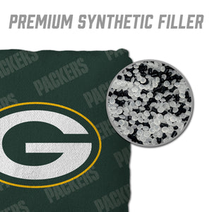 Green Bay Packers Cornhole Bags 4 Pack - Green