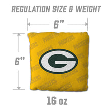 Green Bay Packers Cornhole Bags 4 Pack - Yellow