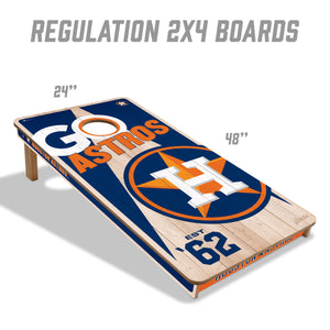 Houston Astros 2'x4' Cornhole Game with Bags