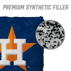 Houston Astros CornholeBags - 4 Pack - Blue