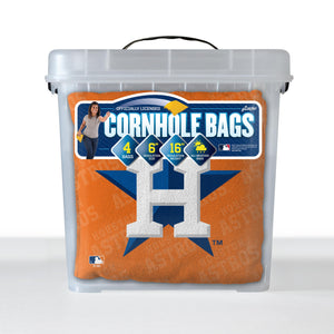 Houston Astros CornholeBags - 4 Pack - Orange