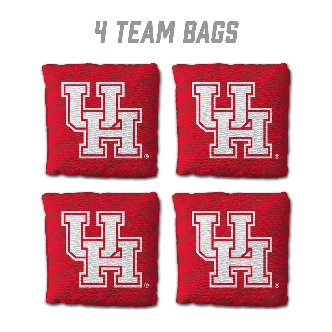 Houston Cougars Cornhole Bags  4 Pack - Red