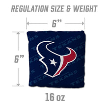 Houston Texans Cornhole Bags 4 Pack - Blue