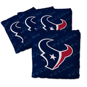 Houston Texans Cornhole Bags 4 Pack - Blue